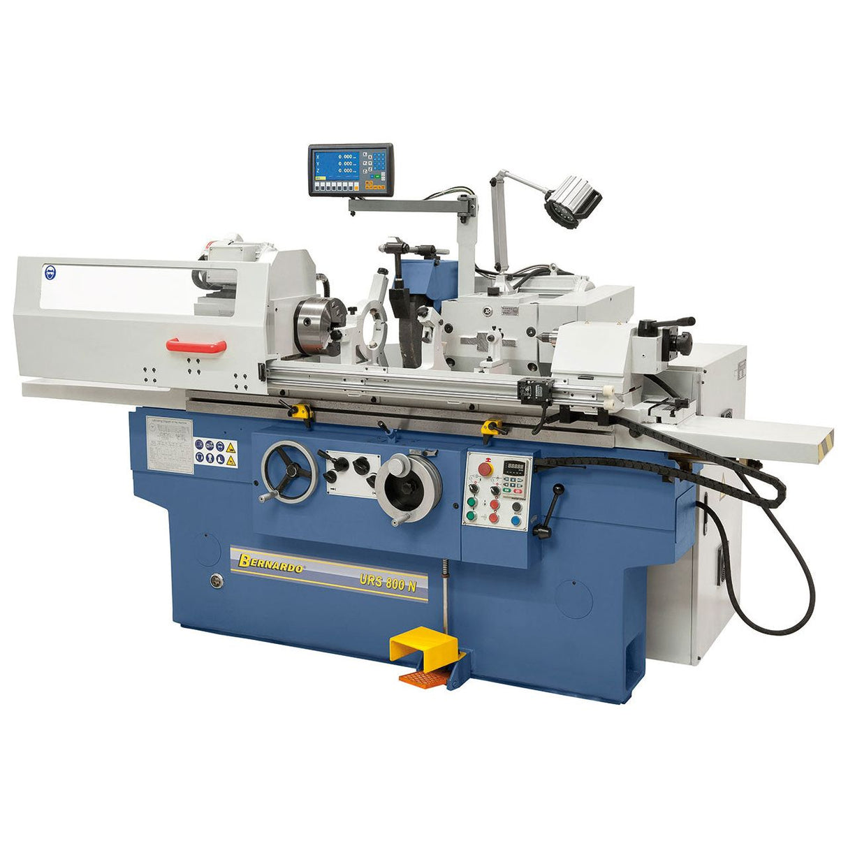 BERNARDO Universal-Rundschleifmaschine – Modell URS 800 N inkl. 2-Achs-Digitalanzeige ES-12 H