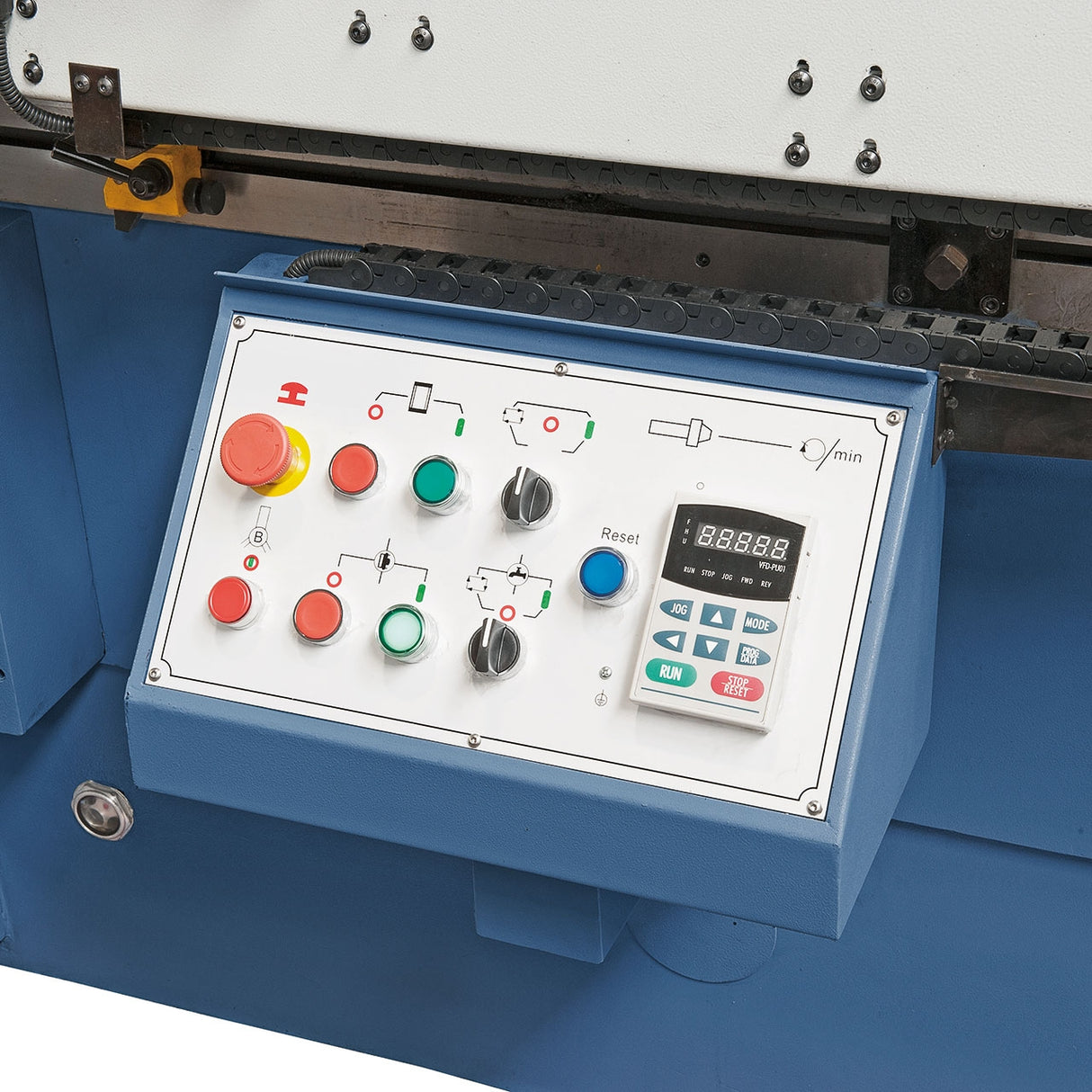 BERNARDO Universal-Rundschleifmaschine – Modell URS 1500 N inkl. 2-Achs-Digitalanzeige ES-12 H