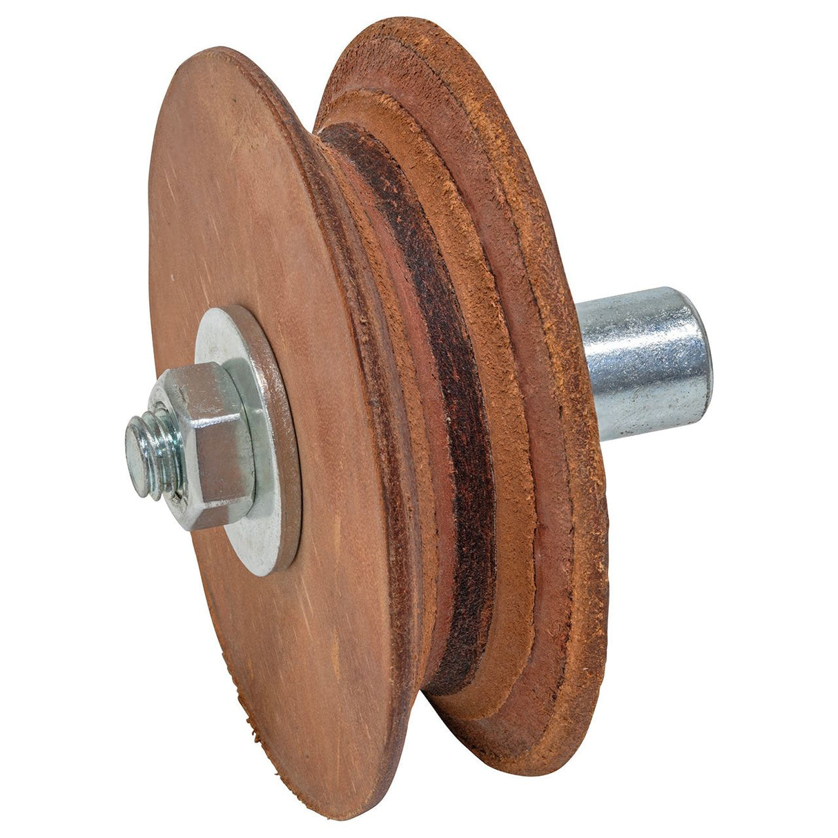 BERNARDO Schleifscheibe für Nass- und Trockenschleifer – Modell Profilierte Lederabziehscheibe f. NTS 200 / NTS 250 Pro / NTS 250 Pro Vario