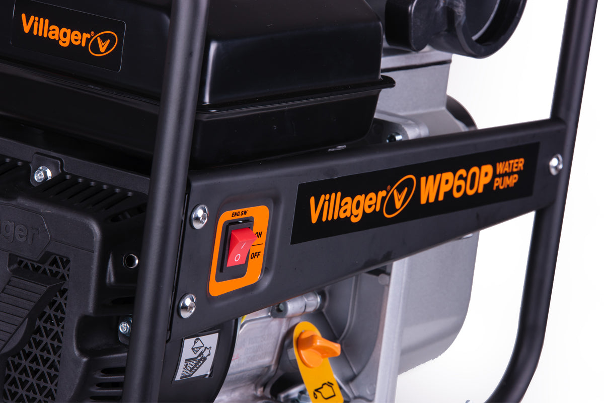 Villager WP 60 P - 3" Motorpumpe mit 60 m³/h & 212 cm³ Villager Motor - VI-051439