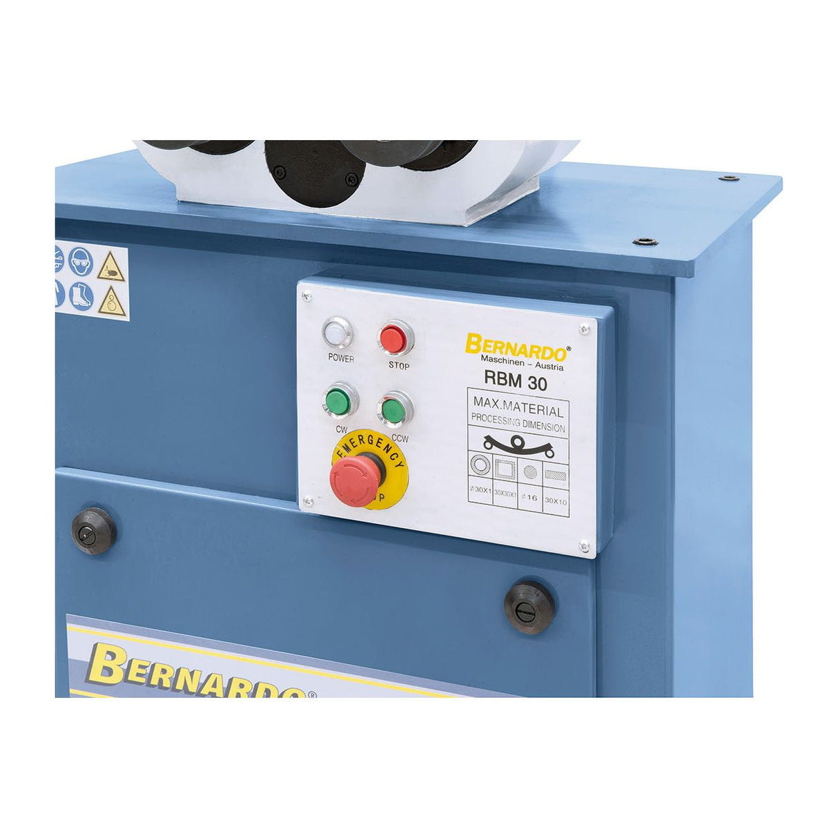 BERNARDO Motorische Ringbiegemaschine – Modell RBM 30