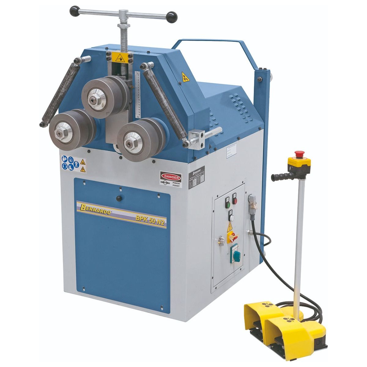 BERNARDO Motorische Ringbiegemaschine – Modell BPK 50 N2 mit 2 Biegegeschwindigkeite