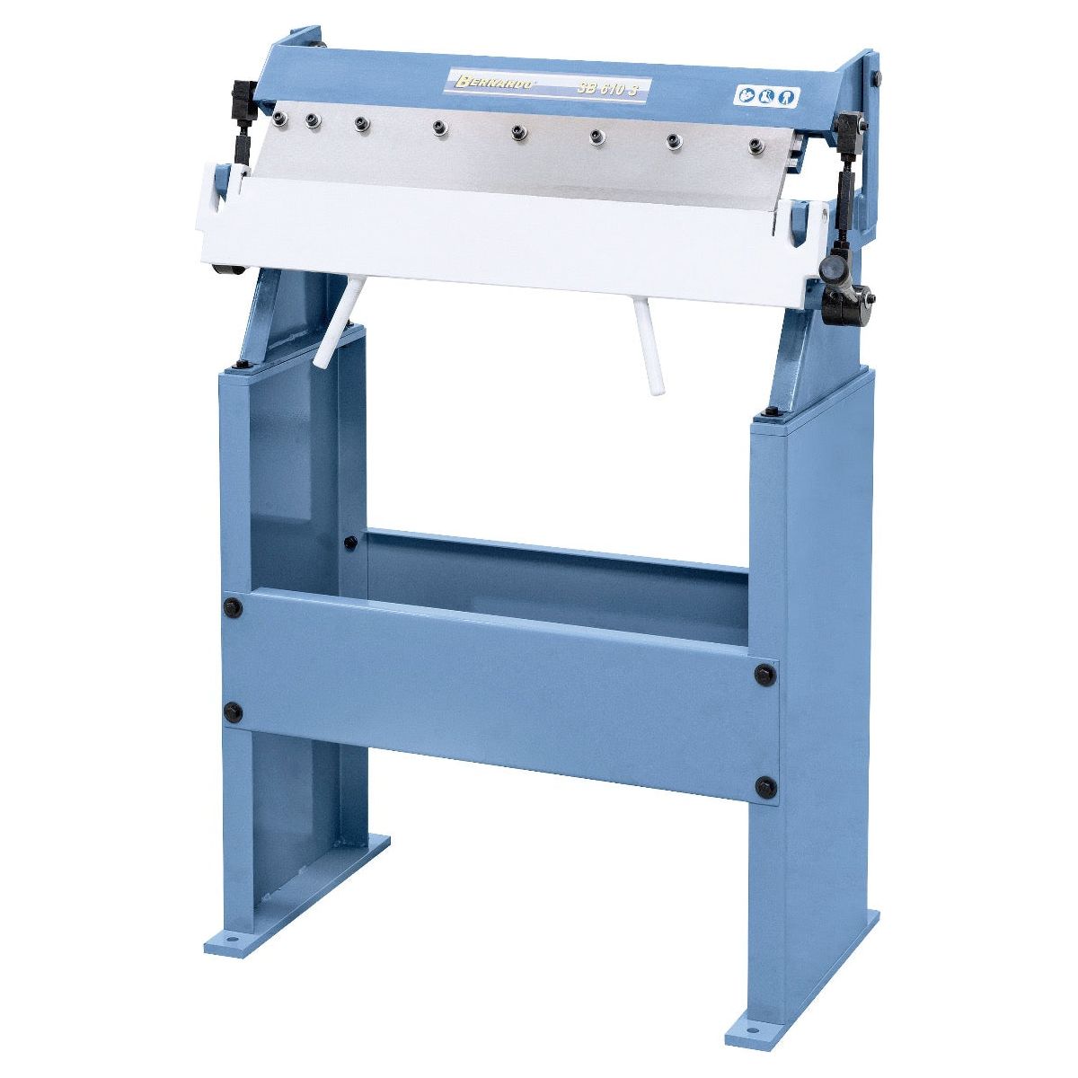 BERNARDO Schwenkbiegemaschine mit segmentierter Oberwange – Modell SB 610 S