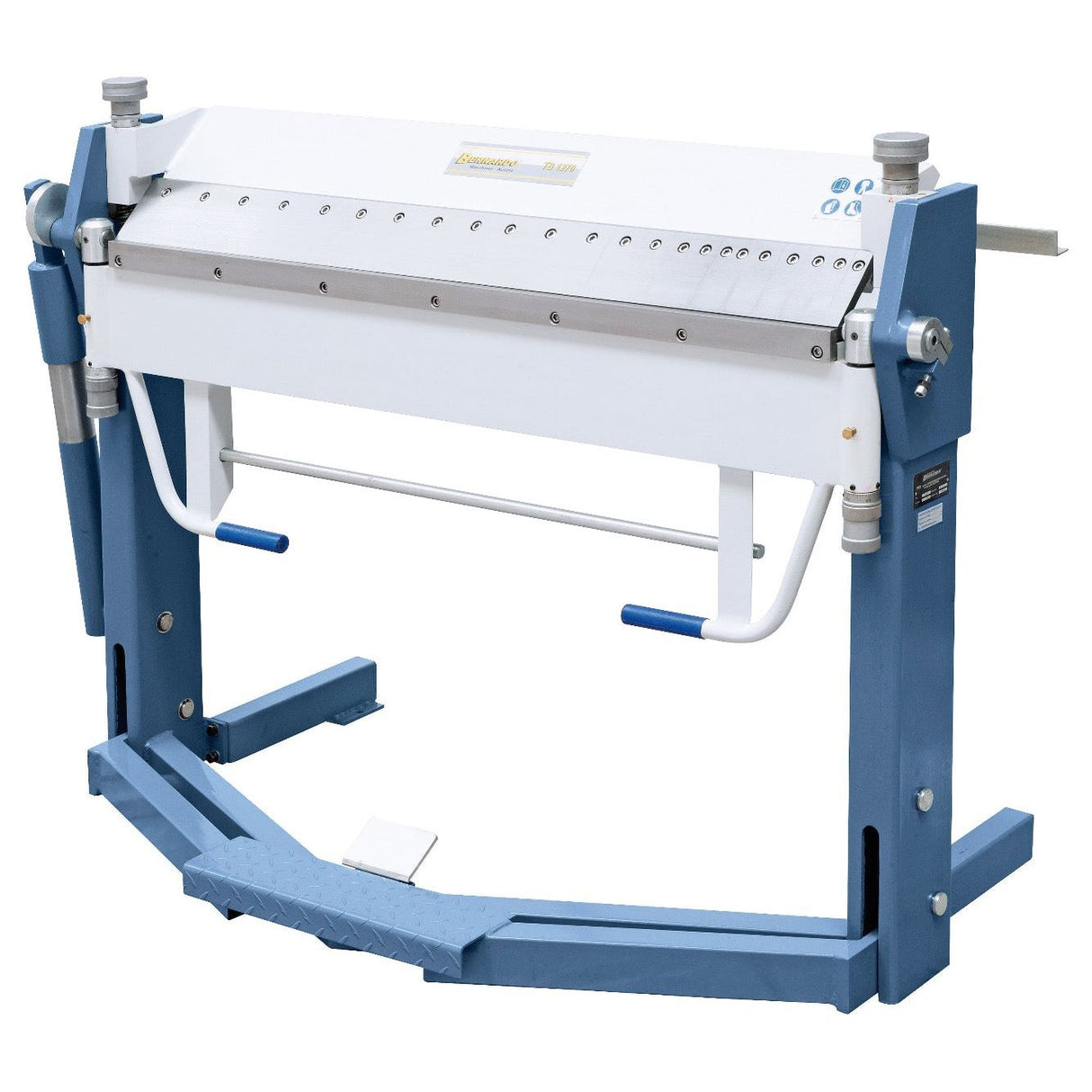 BERNARDO Schwenkbiegemaschine mit segmentierter Oberwange – Modell TB 1270