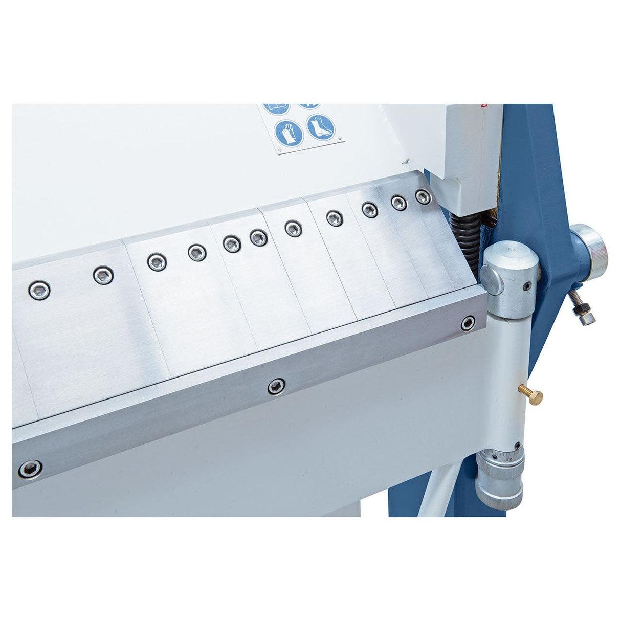 BERNARDO Schwenkbiegemaschine mit segmentierter Oberwange – Modell TB 1500