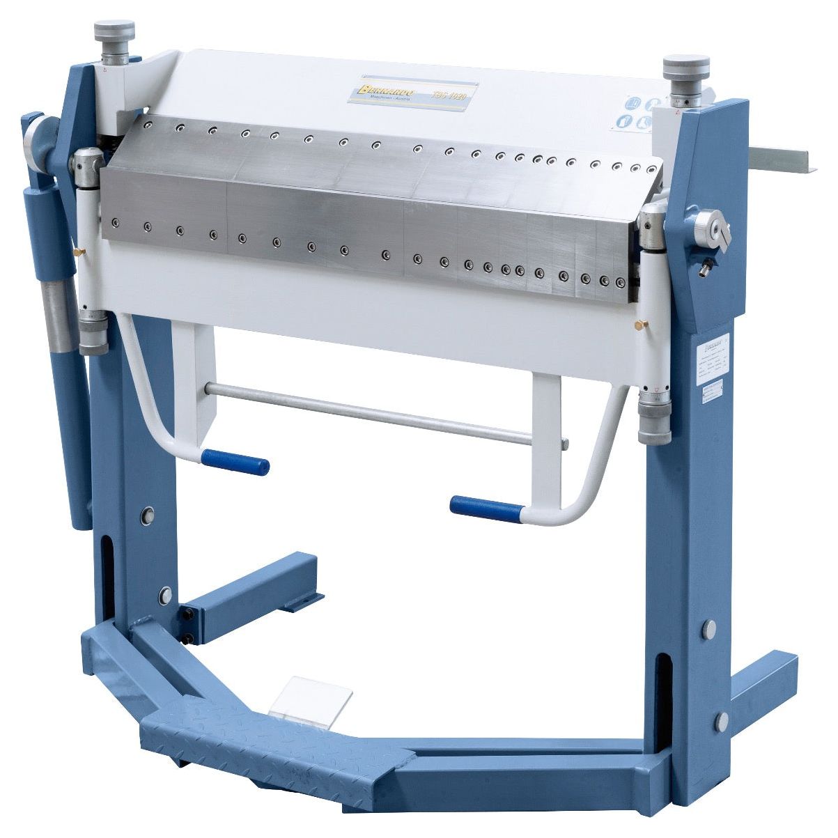 BERNARDO Schwenkbiegemaschine mit segm. Ober- und Unterwange – Modell TBS 1020