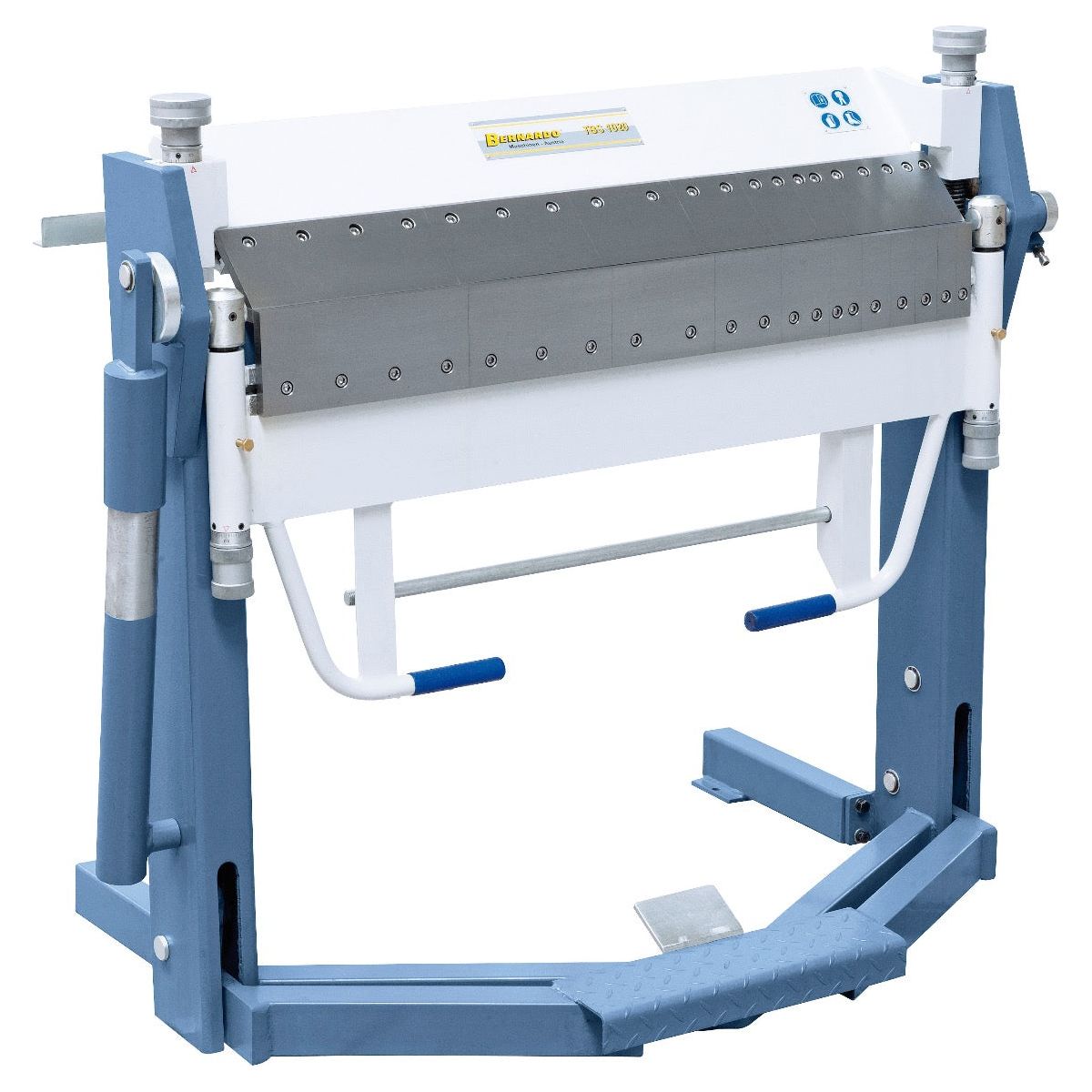 BERNARDO Schwenkbiegemaschine mit segm. Ober- und Unterwange – Modell TBS 1020