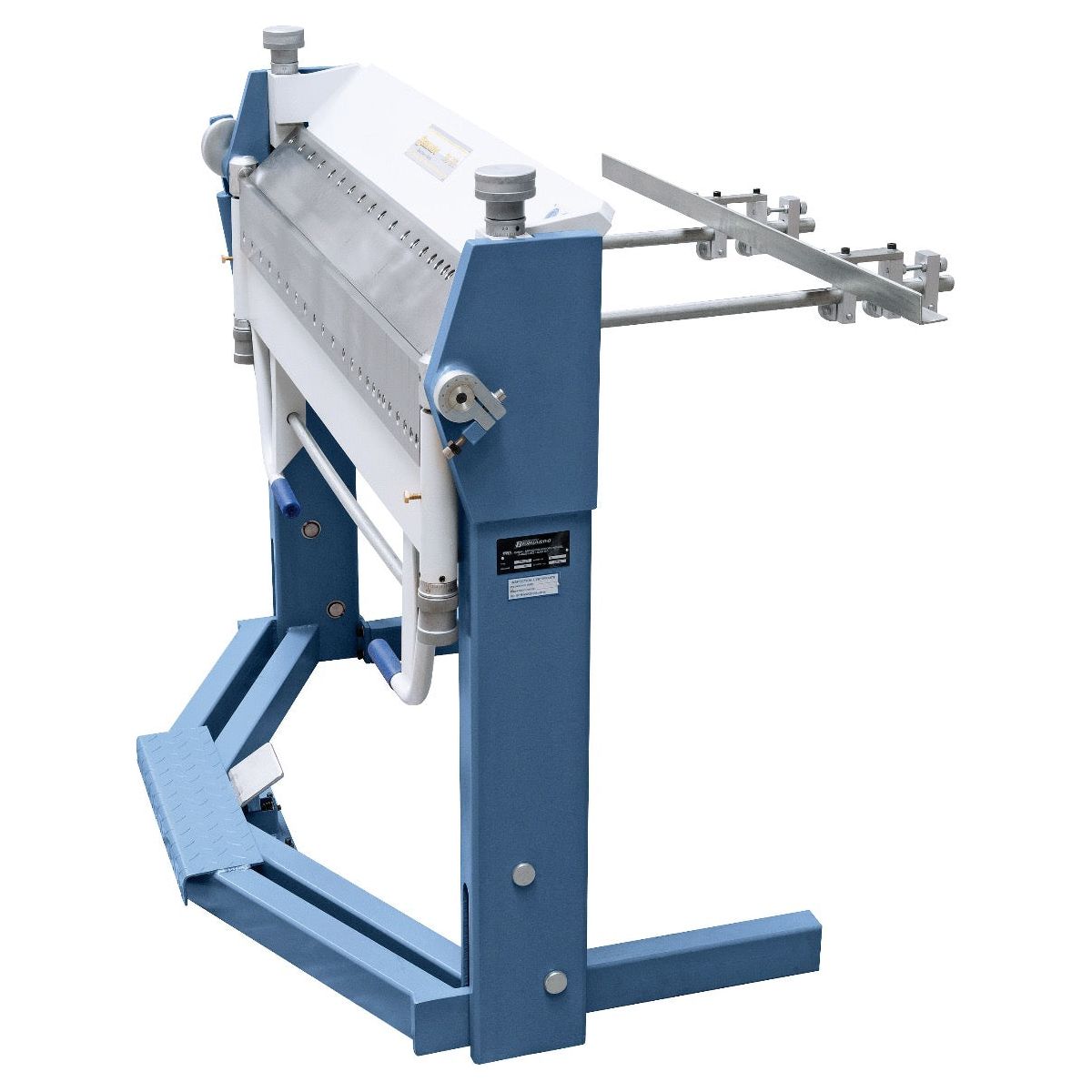 BERNARDO Schwenkbiegemaschine mit segm. Ober- und Unterwange – Modell TBS 1270