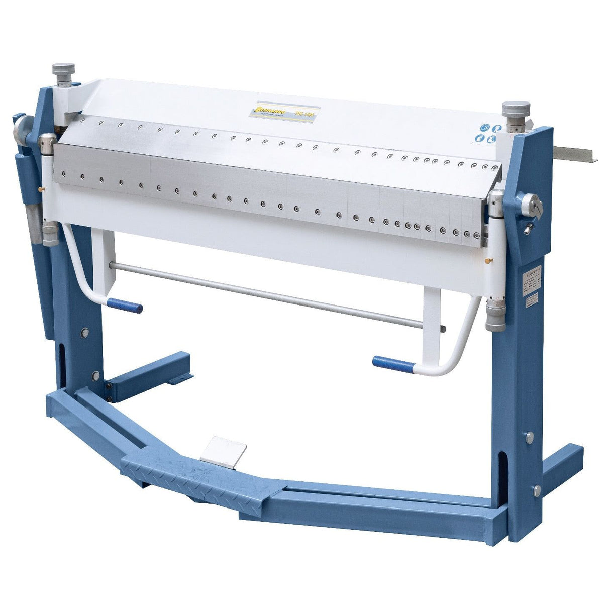 BERNARDO Schwenkbiegemaschine mit segm. Ober- und Unterwange – Modell TBS 1500