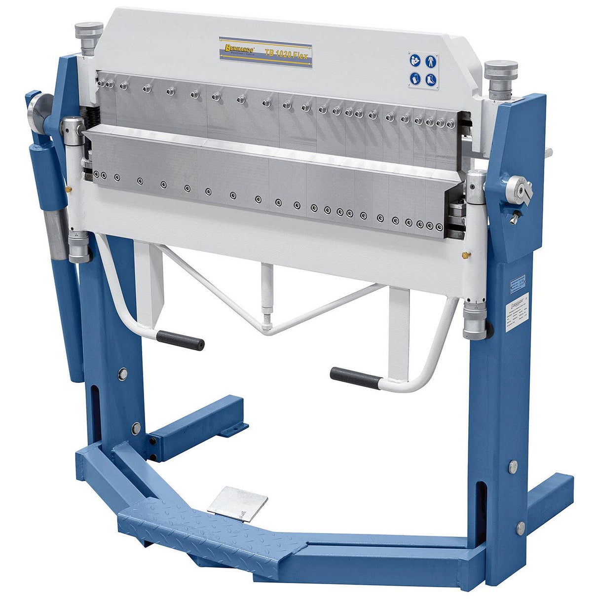 BERNARDO Schwenkbiegemaschine mit segm. Ober-,Unter- und Biegewange – Modell TB 1020 Flex