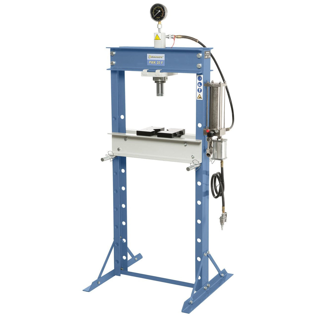 BERNARDO Pneumatische Werkstattpresse – Modell PWK 20 F