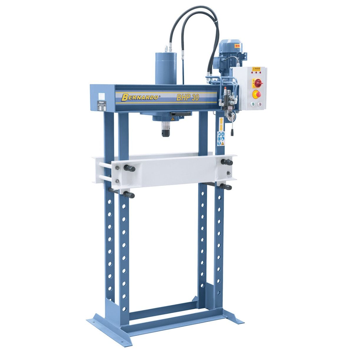 BERNARDO Hydraulische Werkstattpresse mit verschiebbarem Zylinder – Modell BHP 30