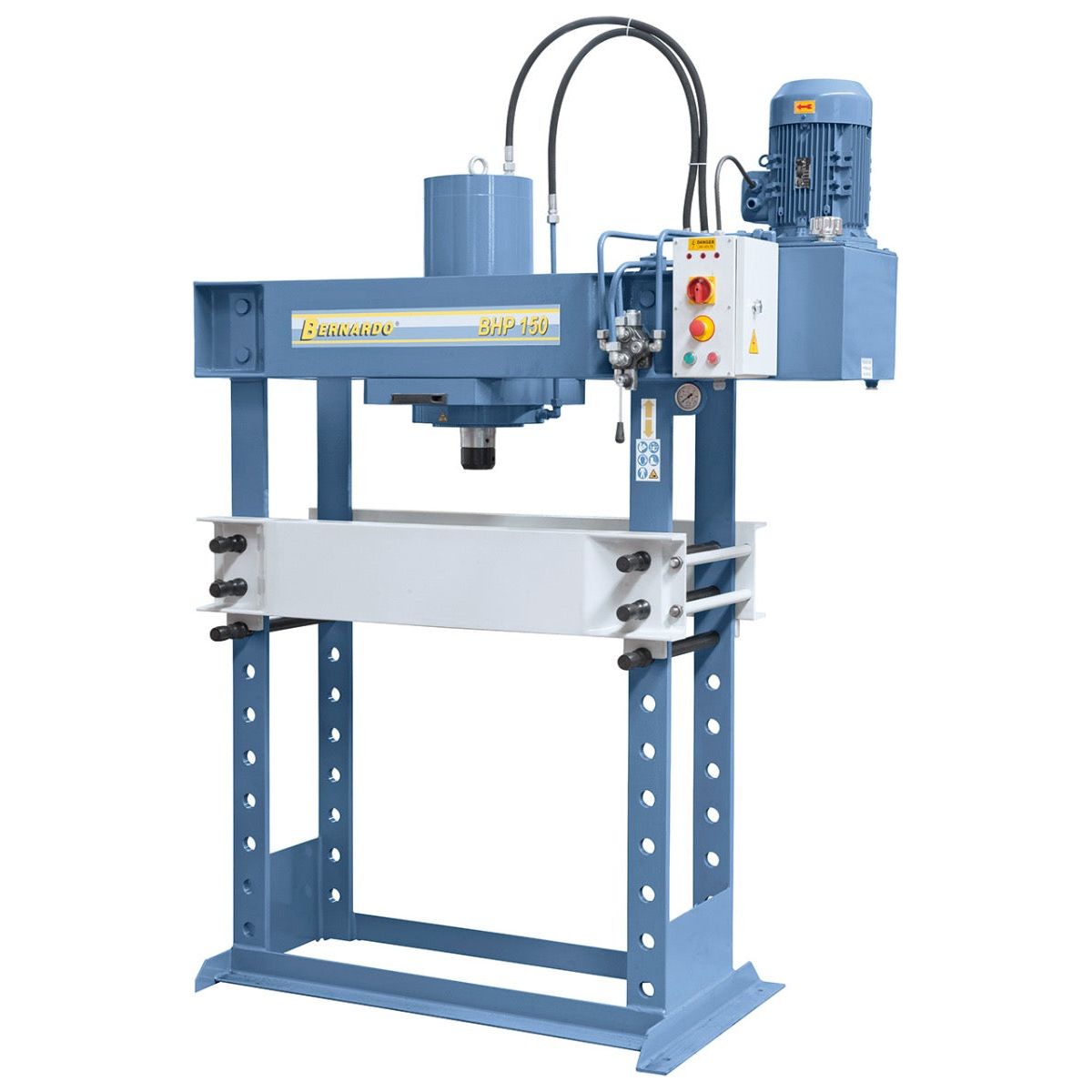 BERNARDO Hydraulische Werkstattpresse mit verschiebbarem Zylinder – Modell BHP 200