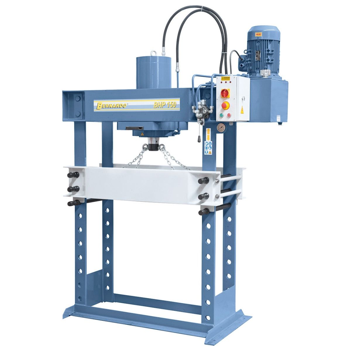 BERNARDO Hydraulische Werkstattpresse mit verschiebbarem Zylinder – Modell BHP 200