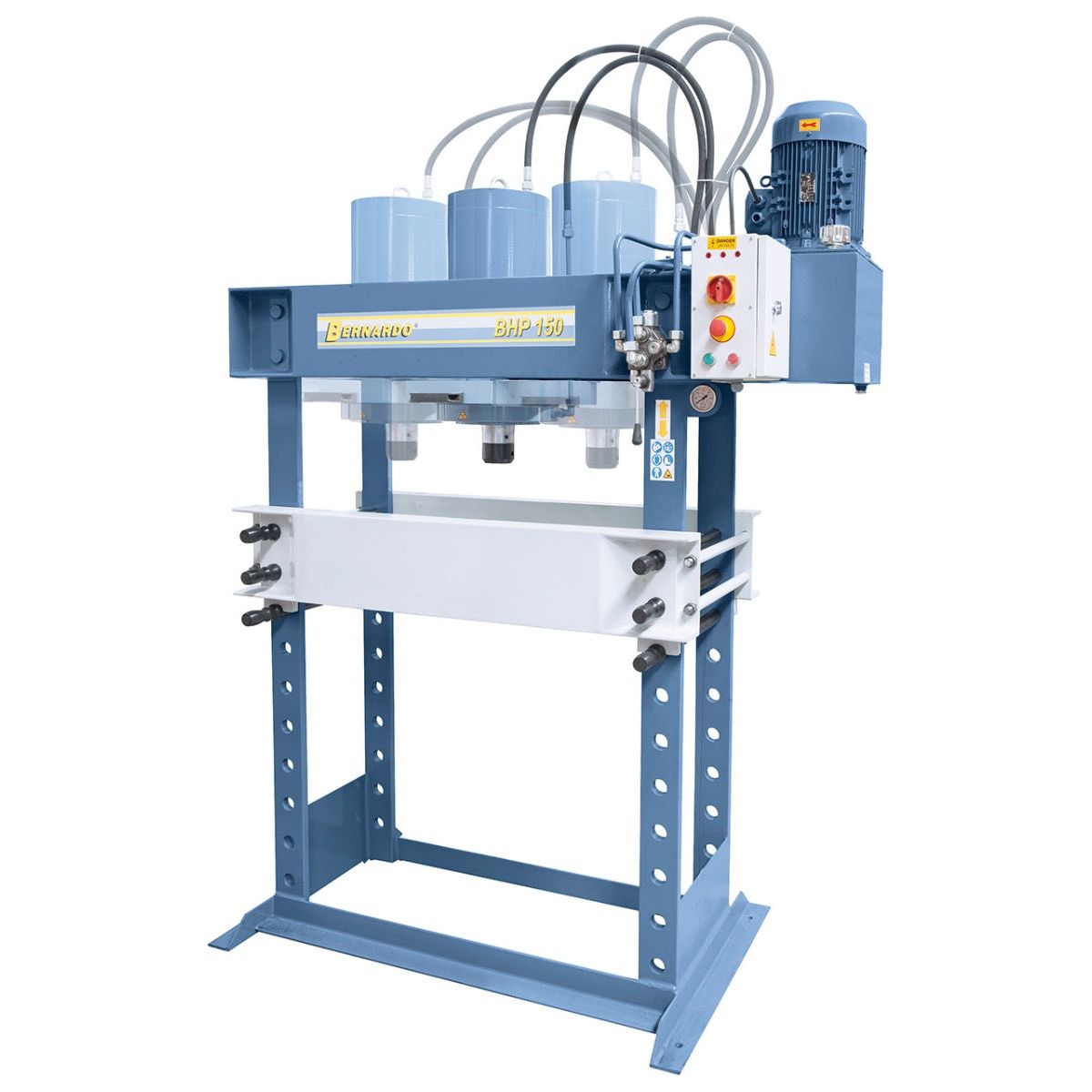 BERNARDO Hydraulische Werkstattpresse mit verschiebbarem Zylinder – Modell BHP 200