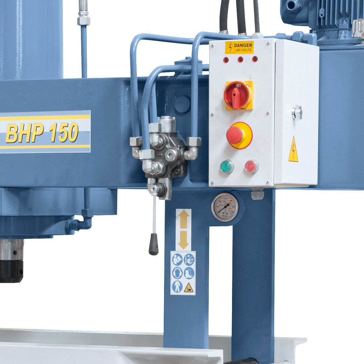 BERNARDO Hydraulische Werkstattpresse mit verschiebbarem Zylinder – Modell BHP 200