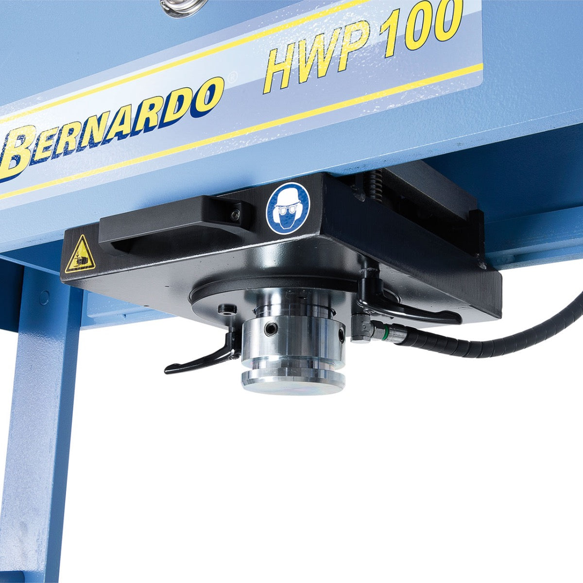 BERNARDO Hydraulische Werkstattpresse mit verschiebbarem Zylinder – Modell HWP 100