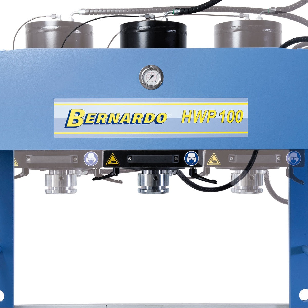 BERNARDO Hydraulische Werkstattpresse mit verschiebbarem Zylinder – Modell HWP 200