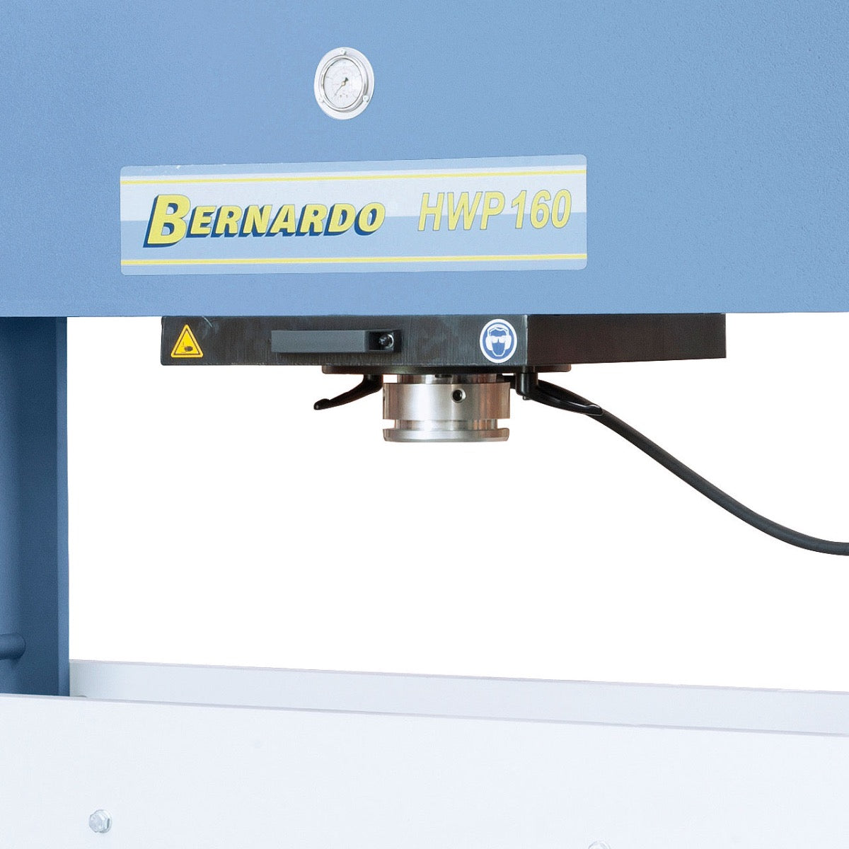 BERNARDO Hydraulische Werkstattpresse mit verschiebbarem Zylinder – Modell HWP 160-1500