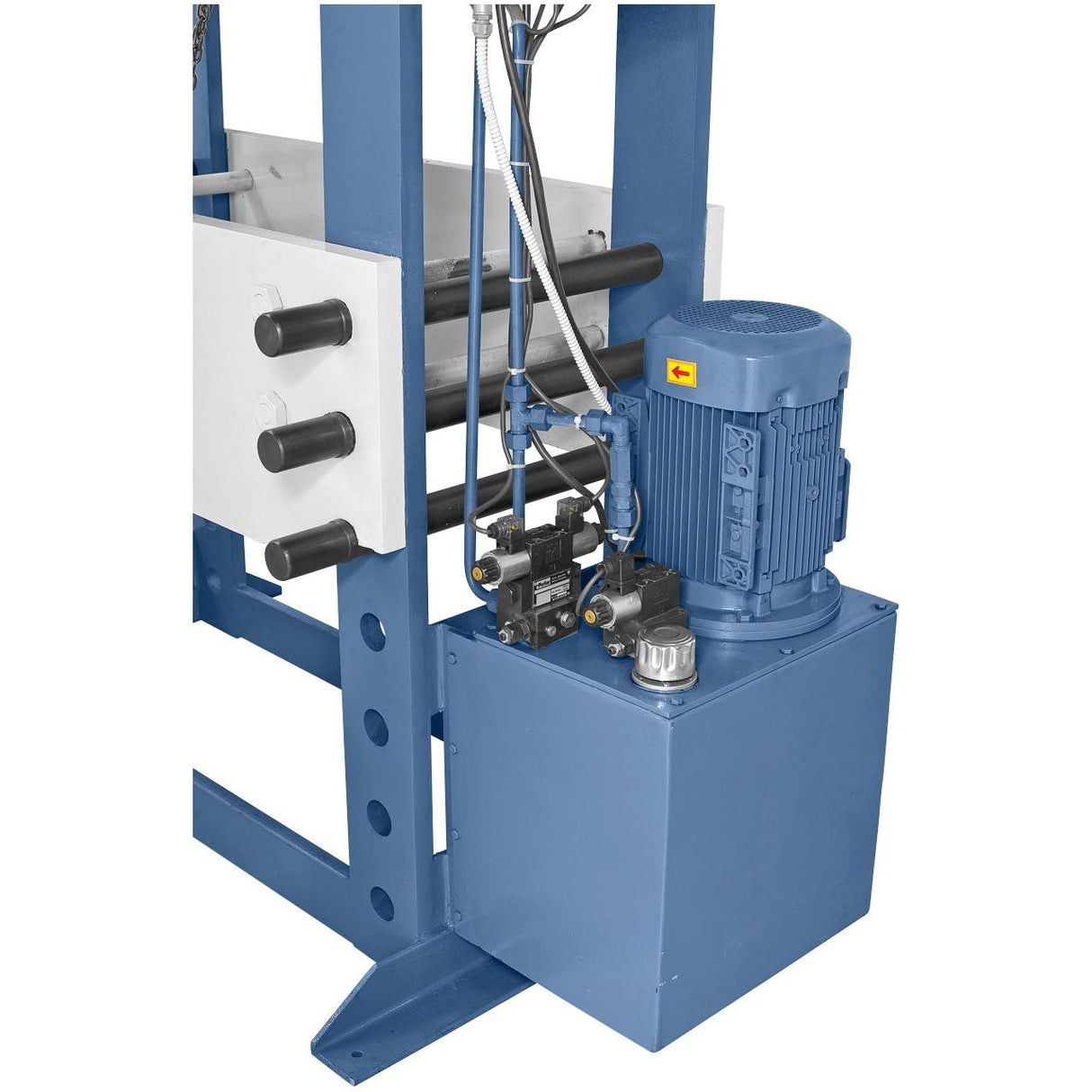 BERNARDO Hydraulische Werkstattpresse mit verschiebbarem Zylinder – Modell BRHP 200 QZ