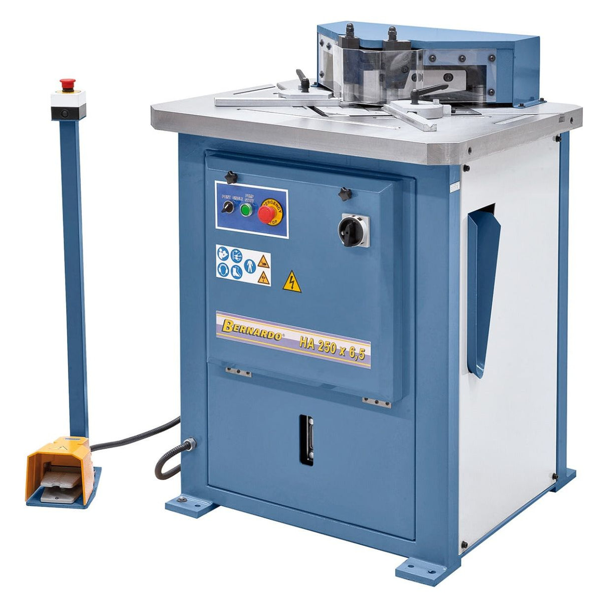 BERNARDO Hydraulische Ausklinkmaschine – Modell HA 250 x 6,5
