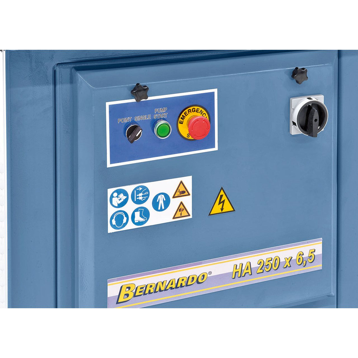 BERNARDO Hydraulische Ausklinkmaschine – Modell HA 250 x 6,5