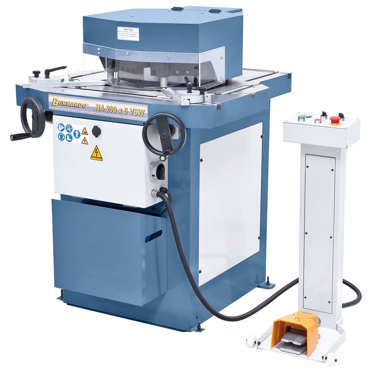 BERNARDO Hydraulische Ausklinkmaschine – Modell HA 200 x 6 VSW