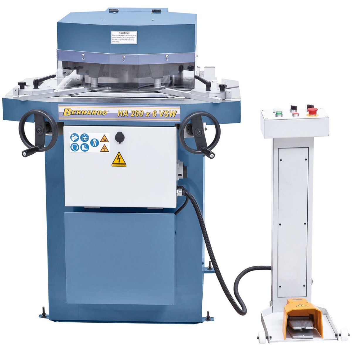 BERNARDO Hydraulische Ausklinkmaschine – Modell HA 200 x 6 VSW