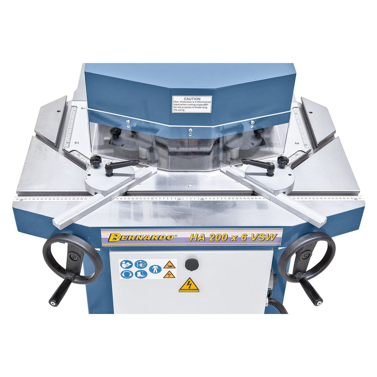 BERNARDO Hydraulische Ausklinkmaschine – Modell HA 200 x 6 VSW