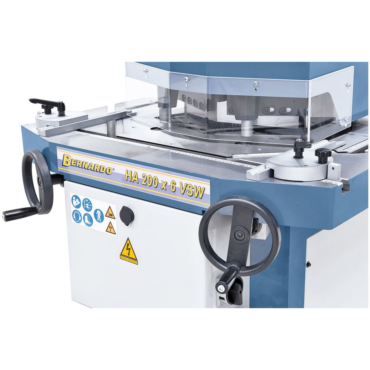 BERNARDO Hydraulische Ausklinkmaschine – Modell HA 200 x 6 VSW