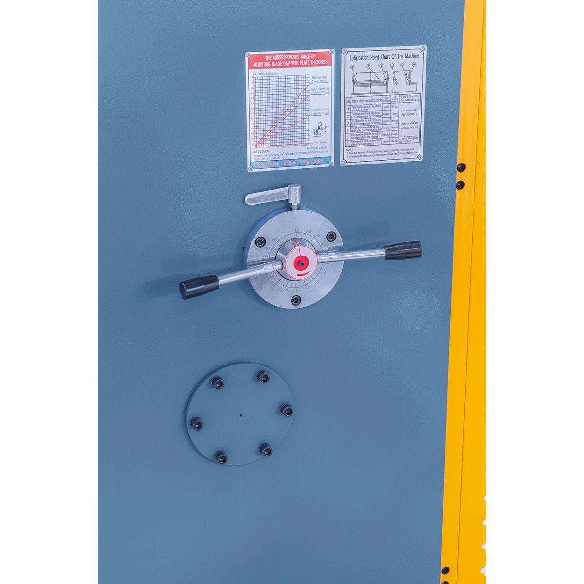 BERNARDO Hydraulische Schwingschnitt-Tafelschere – Modell HSB 3200 x 10