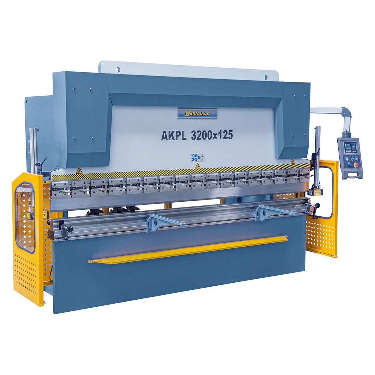 BERNARDO Hydraulische Abkantpresse – Modell AKPL 3200 x 125 mit manueller Bombiereinrichtung