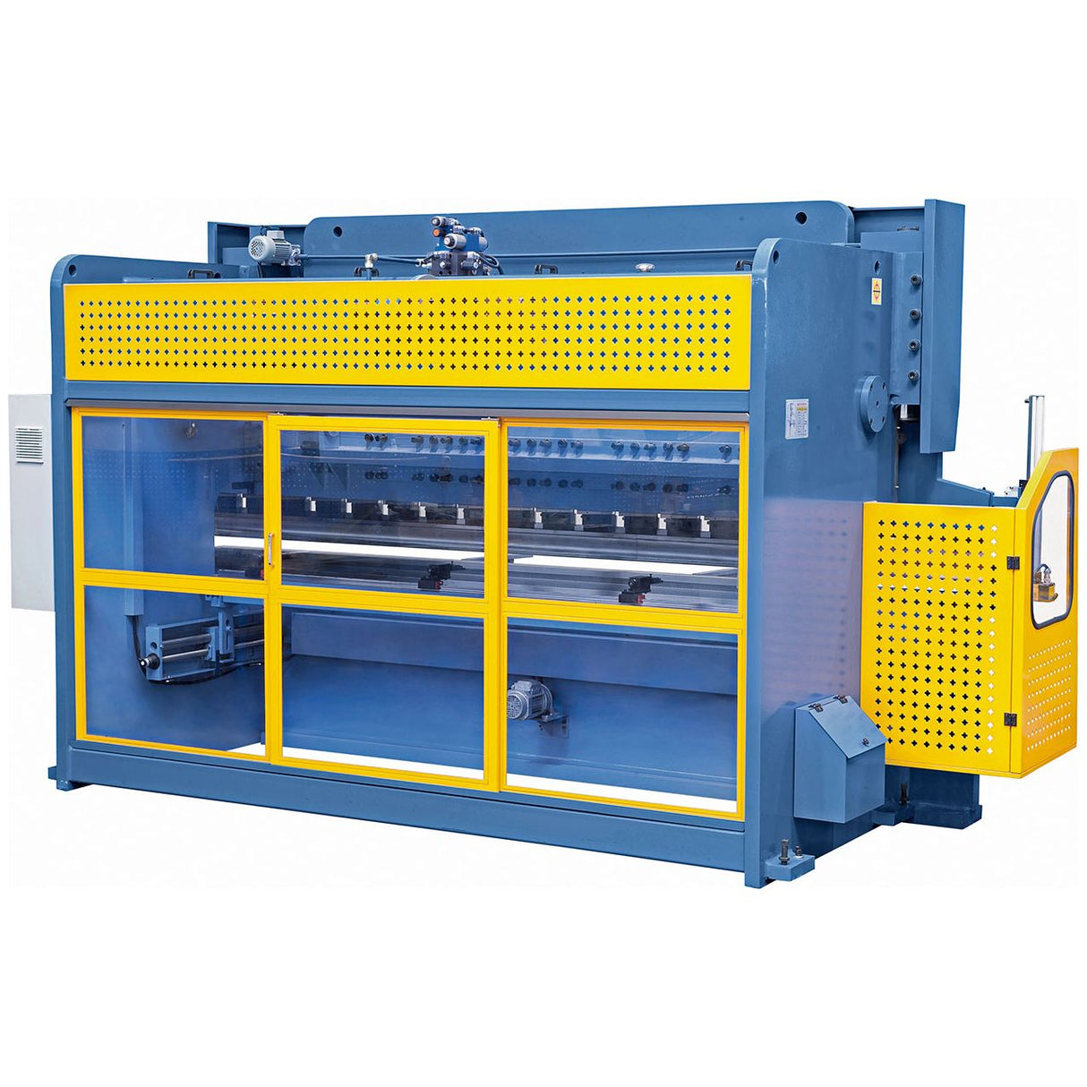 BERNARDO Hydraulische Abkantpresse – Modell AKPL 4000 x 160 mit manueller Bombiereinrichtung