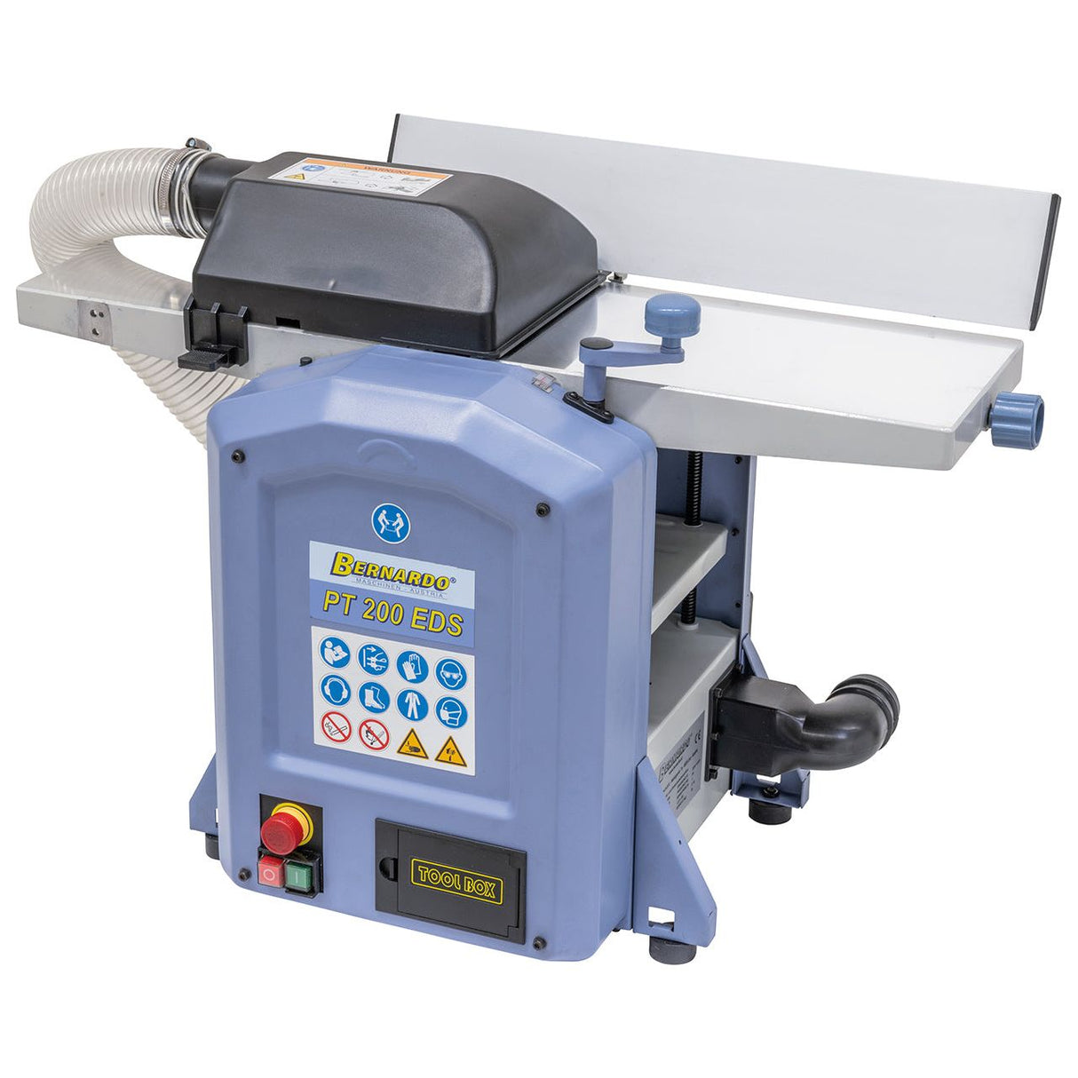 BERNARDO Abricht- und Dickenhobelmaschine mit Spiralhobelwelle – Modell PT 200 EDS / 230 V