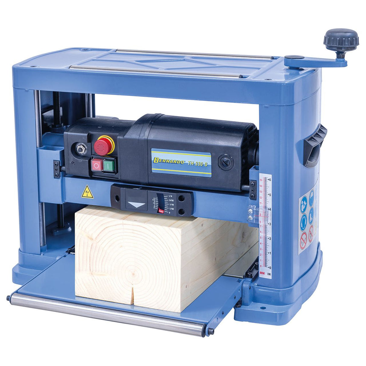 BERNARDO Dickenhobelmaschine mit Spiralhobelwelle – Modell Dickenhobelmaschine TH 330 S / 230 V