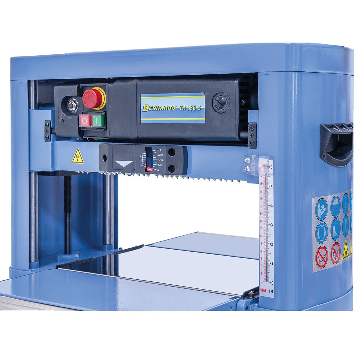 BERNARDO Dickenhobelmaschine mit Spiralhobelwelle – Modell Dickenhobelmaschine TH 330 S / 230 V