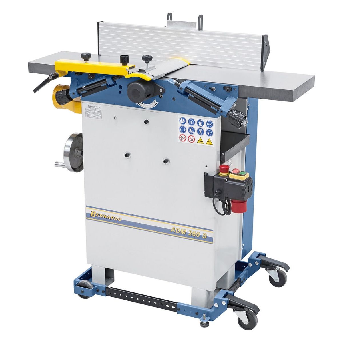 BERNARDO Abricht- und Dickenhobelmaschine mit Spiralhobelwelle – Modell ADM 260 S / 230 V