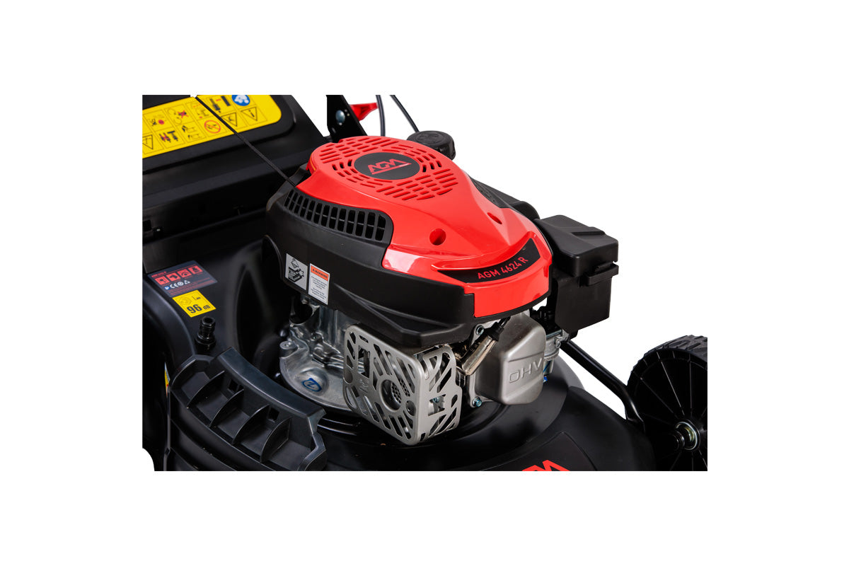 AGM 4624 R Benzin-Rasenmäher - 46 cm Schnittbreite, selbstfahrend, 3-in-1 Funktion - VI-082423
