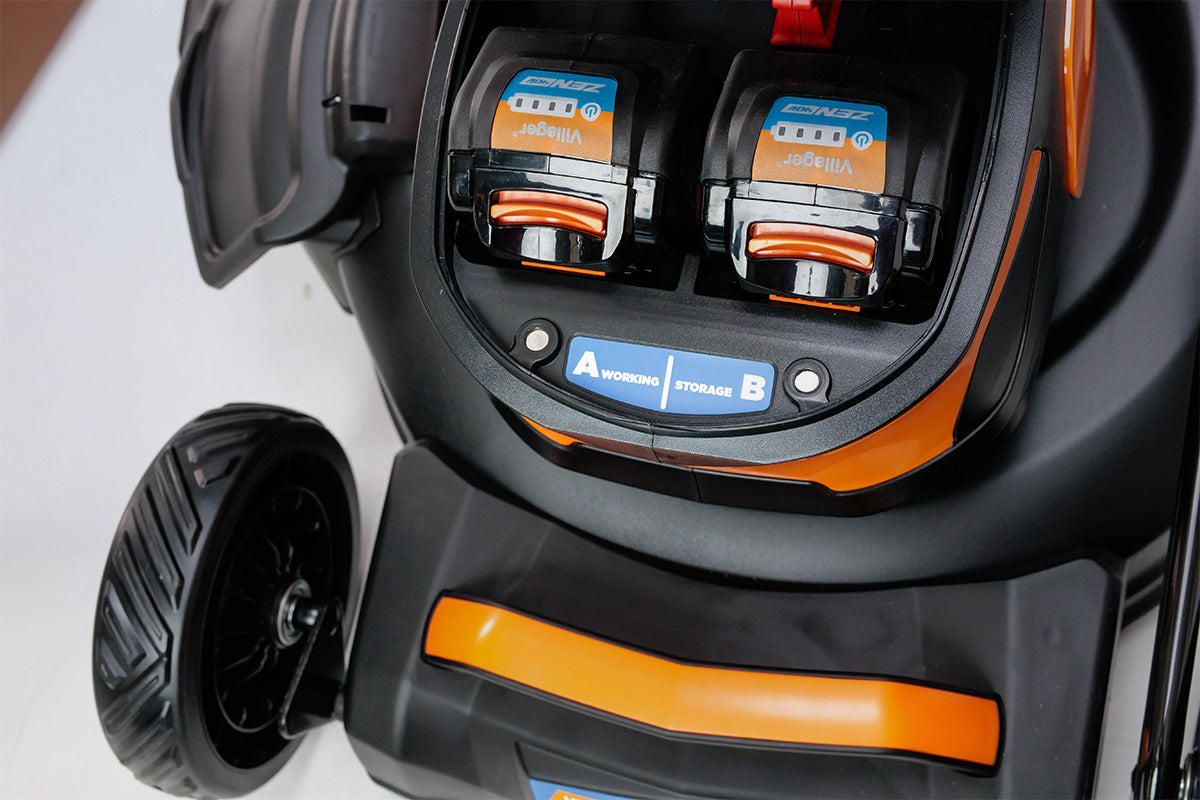 Villager LM 5111 E Matic - 40 V Akku-Rasenmäher mit 51 cm Schnittbreite & Dual-Akku-Slot - VI-082484