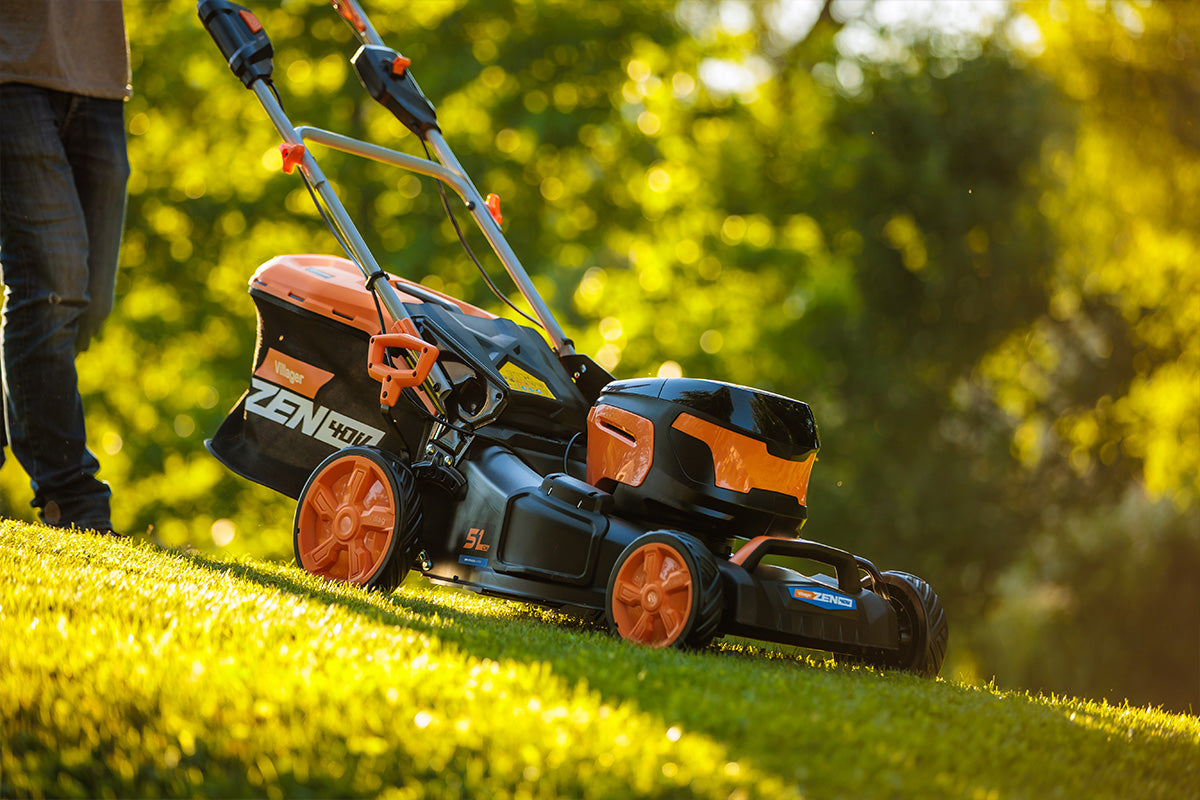 Villager LM 5111 E Matic - 40 V Akku-Rasenmäher mit 51 cm Schnittbreite & Dual-Akku-Slot - VI-082484