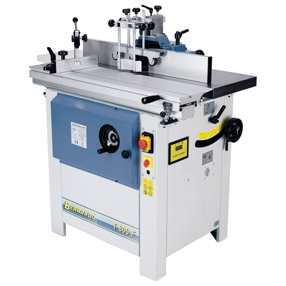 BERNARDO Schwenkspindel-Fräsmaschine mit Formattisch – Modell T 800 F - 230 V