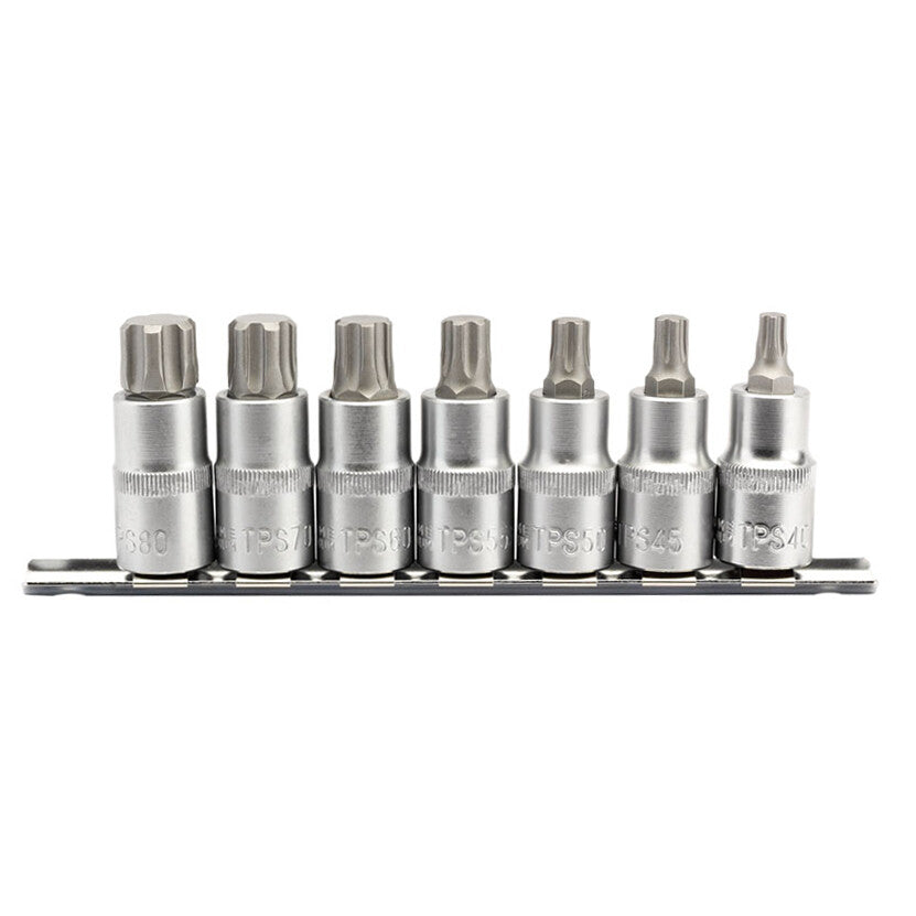 Draper Tools 1/2" Stecknuss Leiste torx plus, 7 Stück D16341