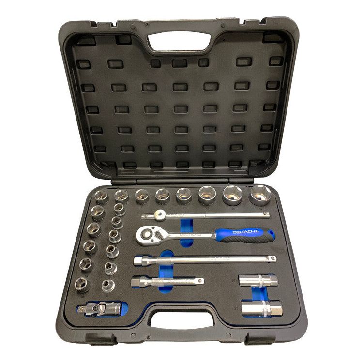Deltach 1/2" Steckschlüsselsatz aus FOAM, 26-tlg. 501204