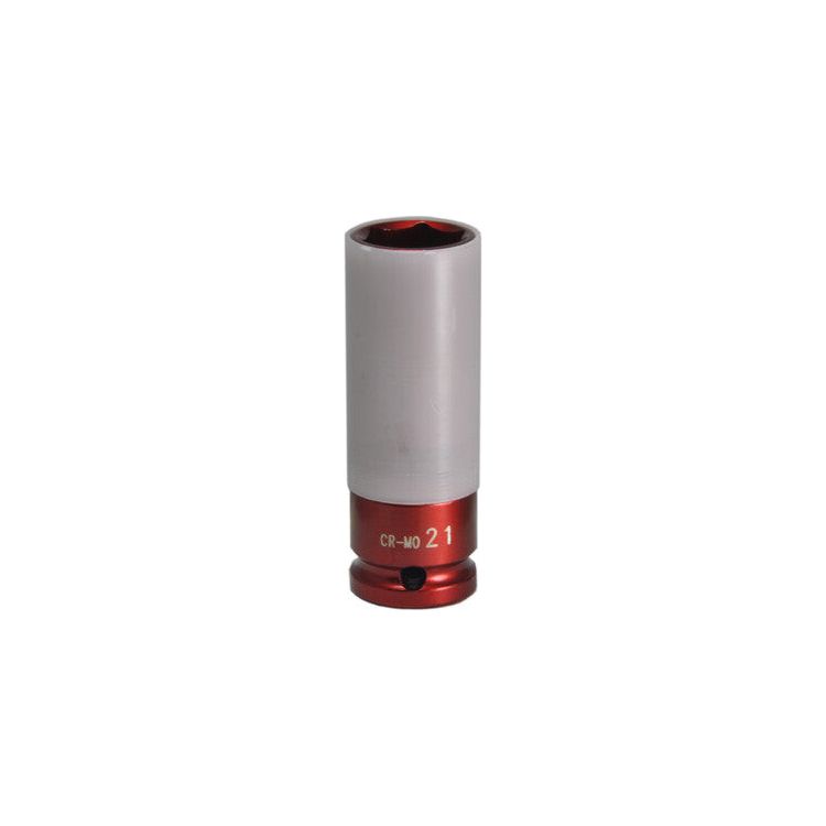 Steiner Airtools 1/2" Power cap 21mm, lang dünnwandig (rot) SK12LD21