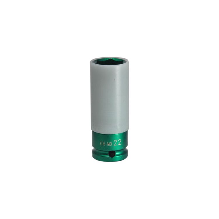 Steiner Airtools 1/2" Power cap 22mm, lang dünnwandig (grün) SK12LD22