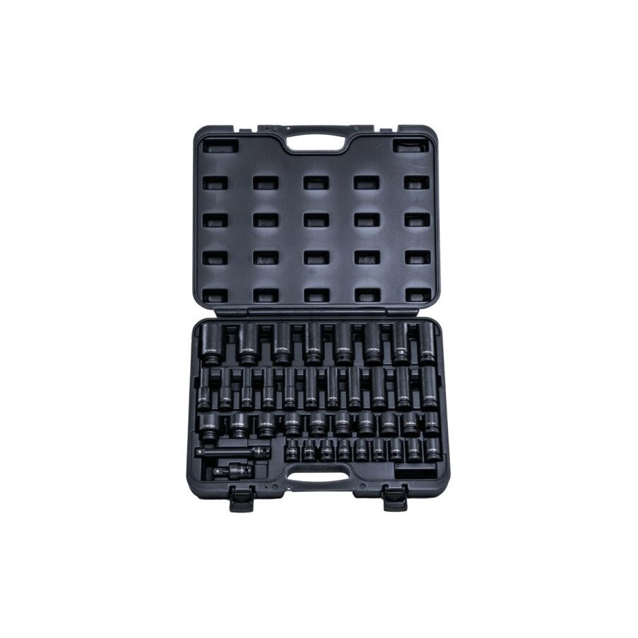 Steiner Airtools 1/2" Antriebsköpfe Satz kurz+lang, 40-teilig SK6929CM