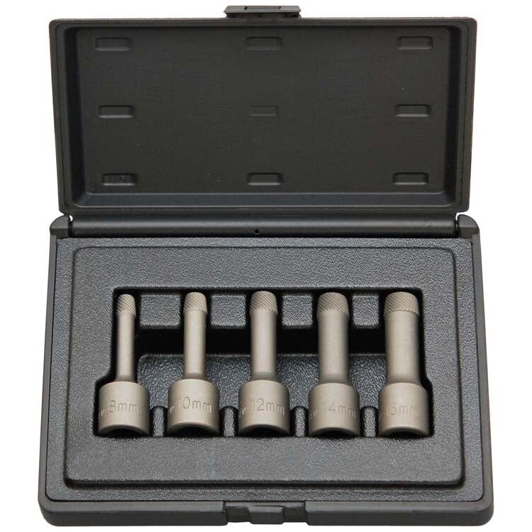 Steiner Airtools 1/2" Spiralsteckschlüssel-Satz, 5-tlg, ext. SK6915CM