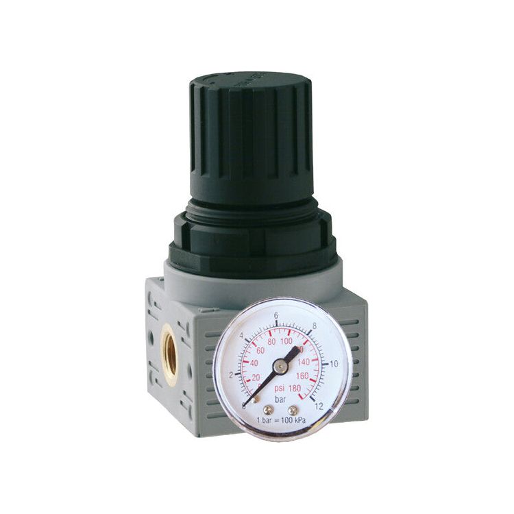 Steiner Airtools 1/4" Druckregler, Manometer SL14540