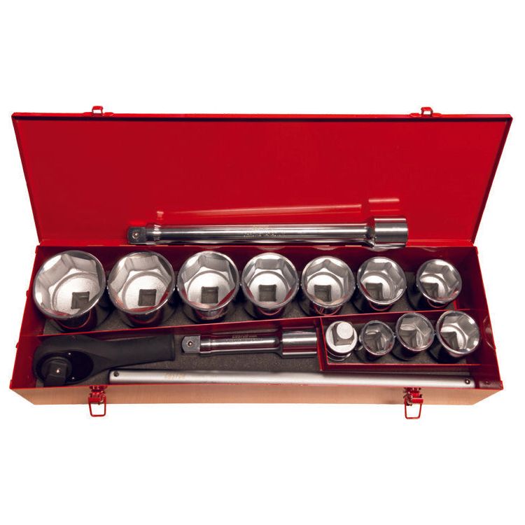 Custor 1" Stecknuss, Steckschlüsselnsatz, 15 Stück CTK08015K