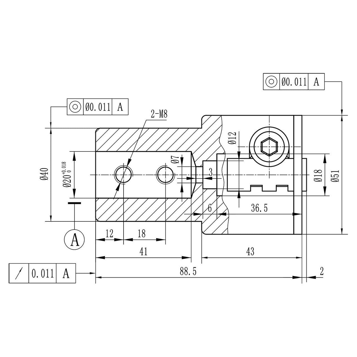 BERNARDO Zubehör Langlochbohrmaschine – Modell Westcott-Bohrfutter für LBM 150 P